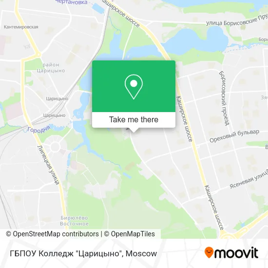 ГБПОУ Колледж "Царицыно" map