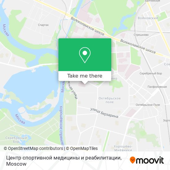 Центр спортивной медицины и реабилитации map