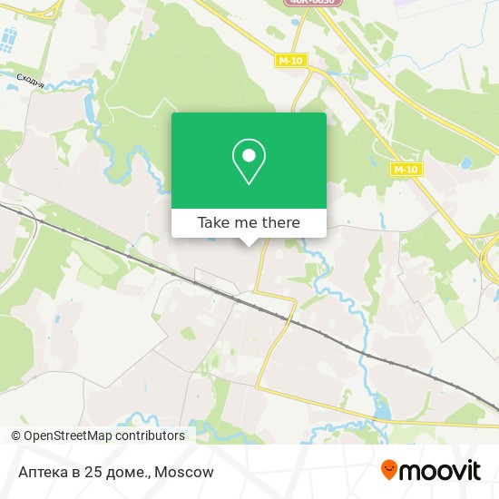 Аптека в 25 доме. map