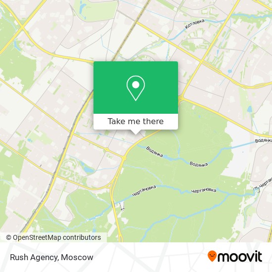 Rush Agency map