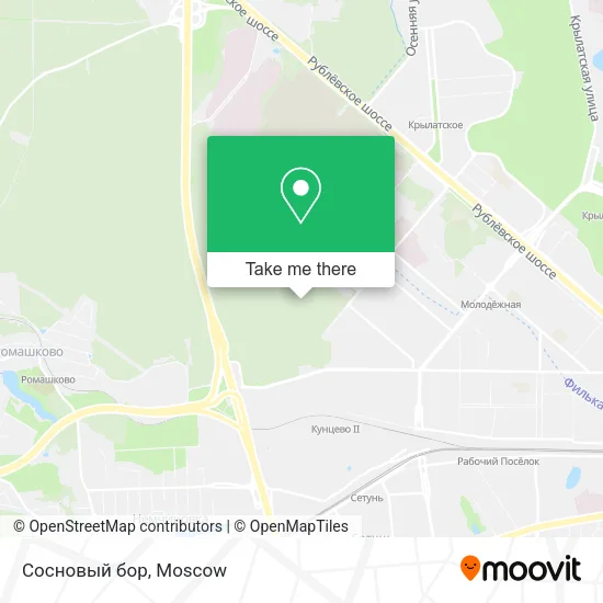 Сосновый бор map