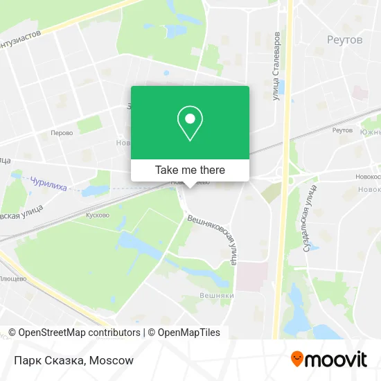 Парк Сказка map