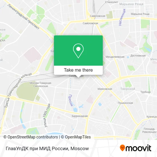 ГлавУпДК при МИД России map
