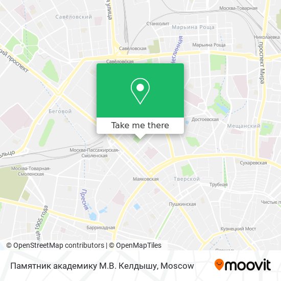 Памятник академику М.В. Келдышу map