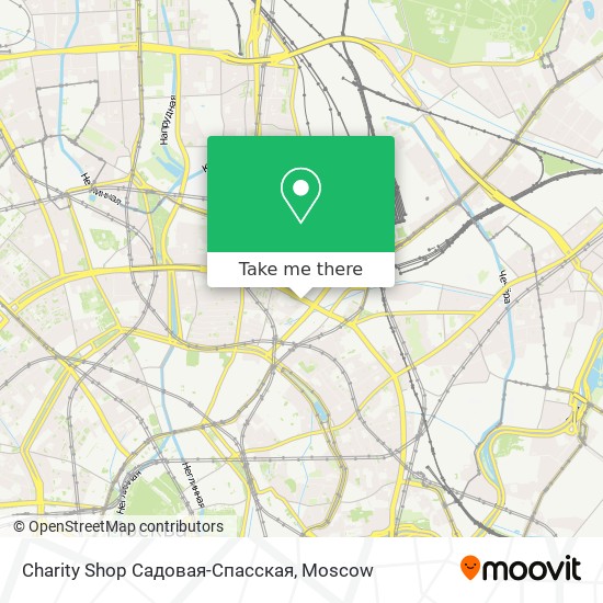 Charity Shop Садовая-Спасская map