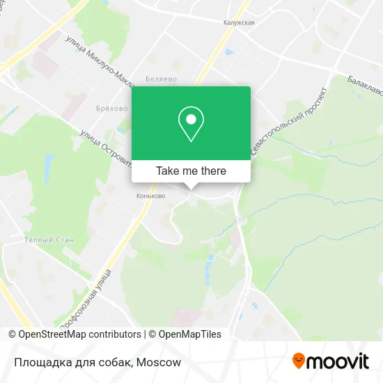 Площадка для собак map