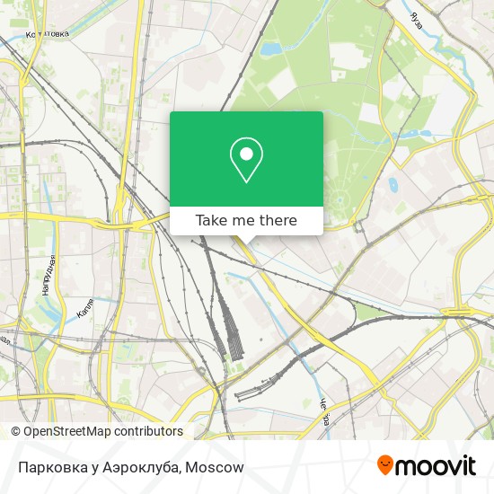 Парковка у Аэроклуба map