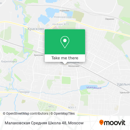 Малаховская Средняя Школа 48 map