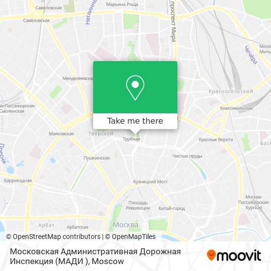 Московская Административная Дорожная Инспекция (МАДИ ) map