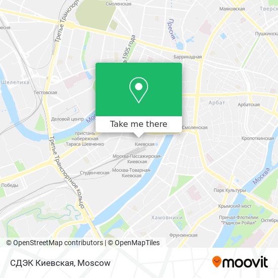 СДЭК Киевская map