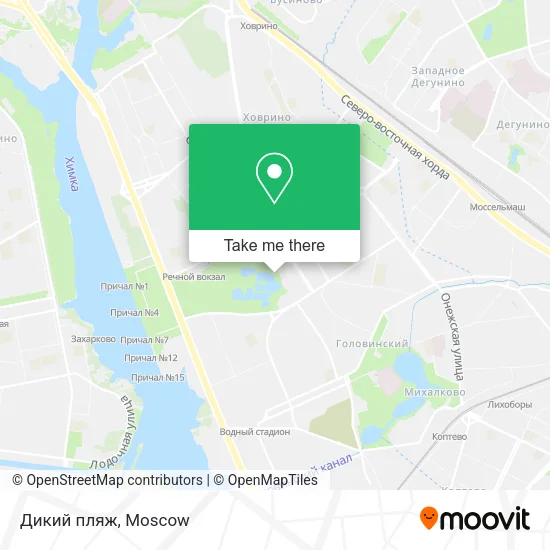 Дикий пляж map