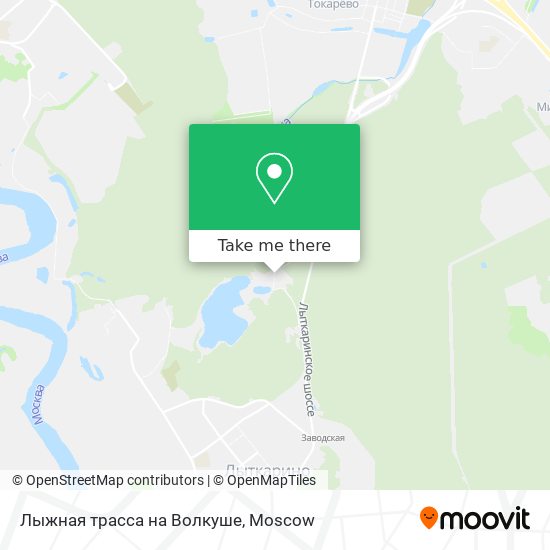 Лыжная трасса на Волкуше map