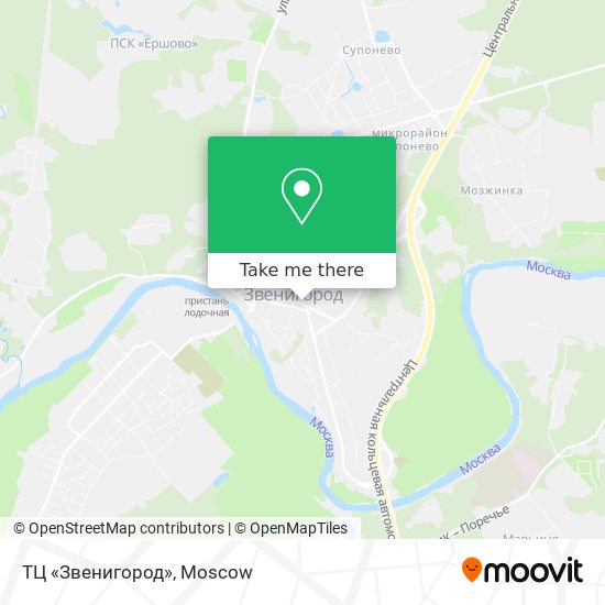 ТЦ «Звенигород» map