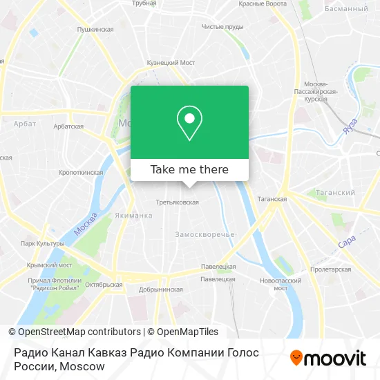 Радио Канал Кавказ Радио Компании Голос России map