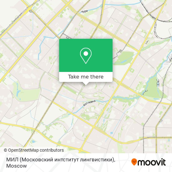 МИЛ (Московский интститут лингвистики) map