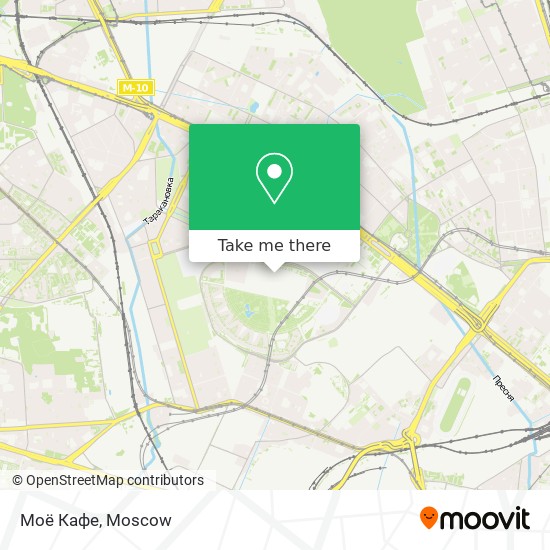 Моё Кафе map