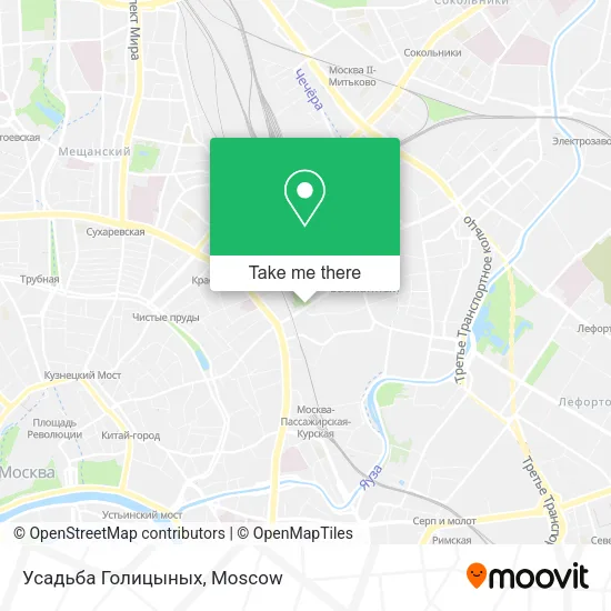 Усадьба Голицыных map