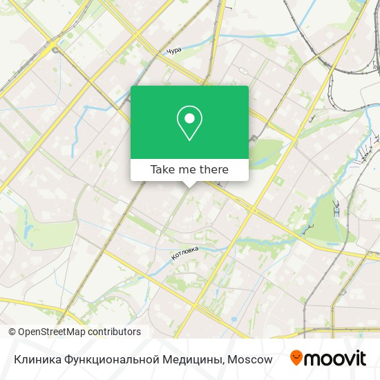 Клиника Функциональной Медицины map