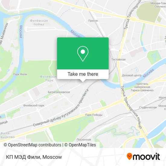 КП МЭД Фили map