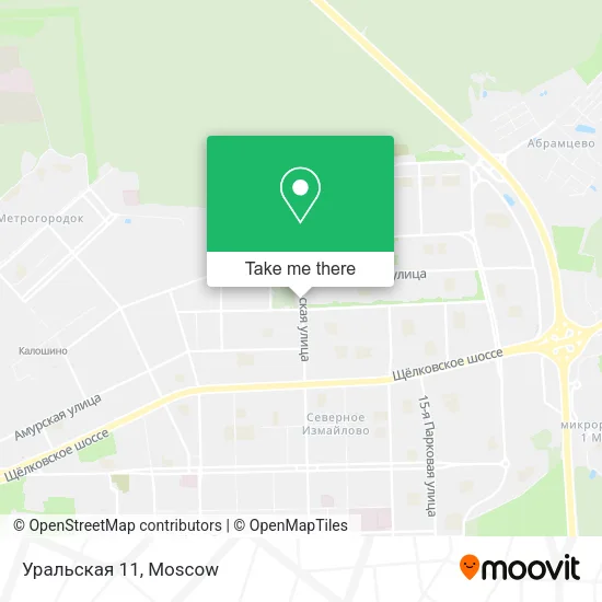 Уральская 11 map