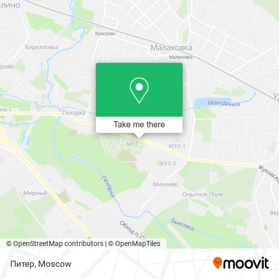 Питер map