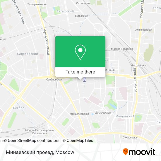 Минаевский проезд map