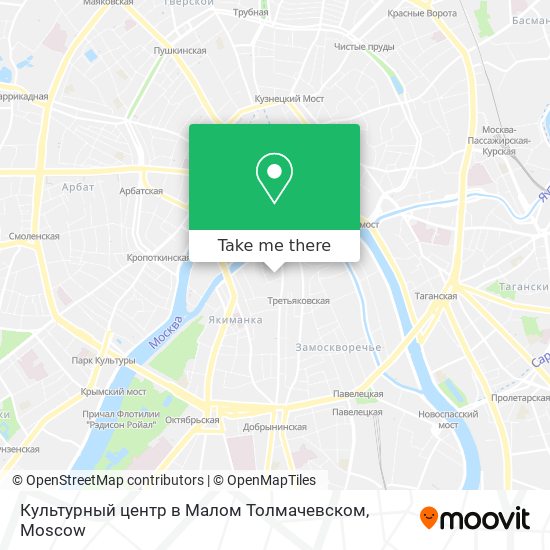 Культурный центр в Малом Толмачевском map