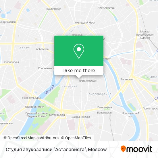 Студия звукозаписи "Асталависта" map