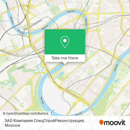 ЗАО Компания СпецСтройРеконструкция map