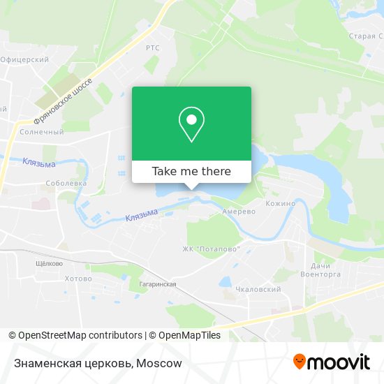Знаменская церковь map