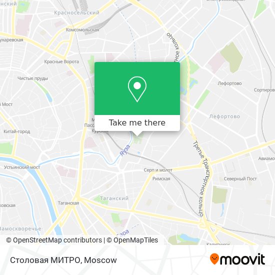 Столовая МИТРО map