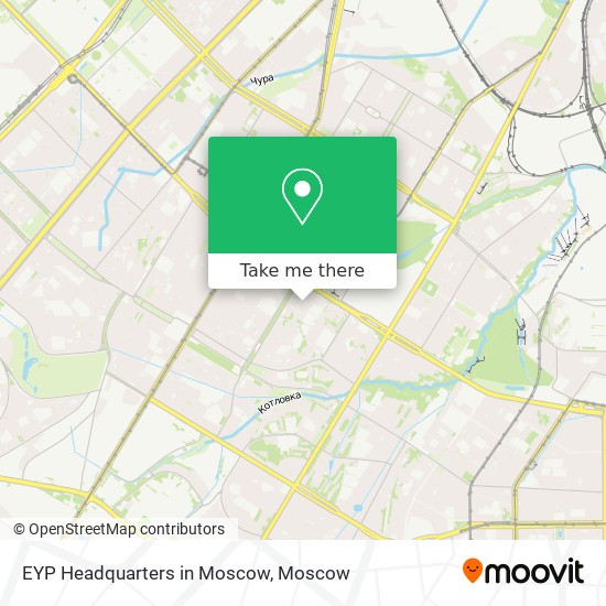 EYP Headquarters in Moscow map