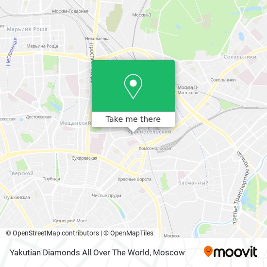 Yakutian Diamonds All Over The World map