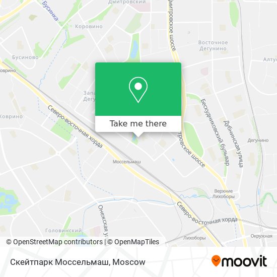 Скейтпарк Моссельмаш map