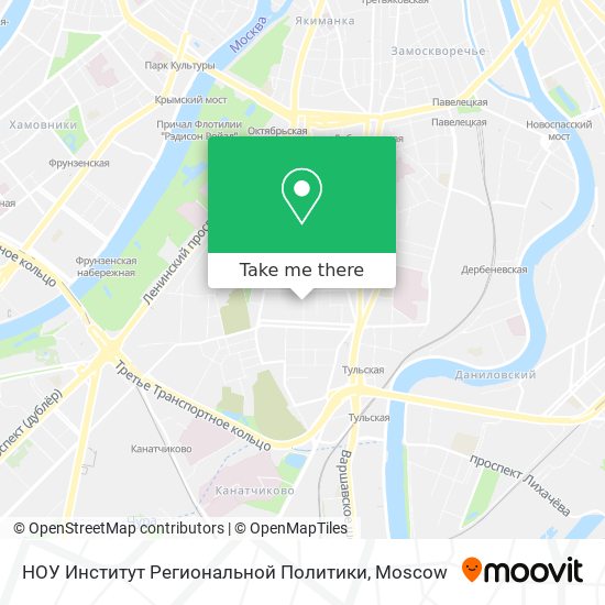 НОУ Институт Региональной Политики map