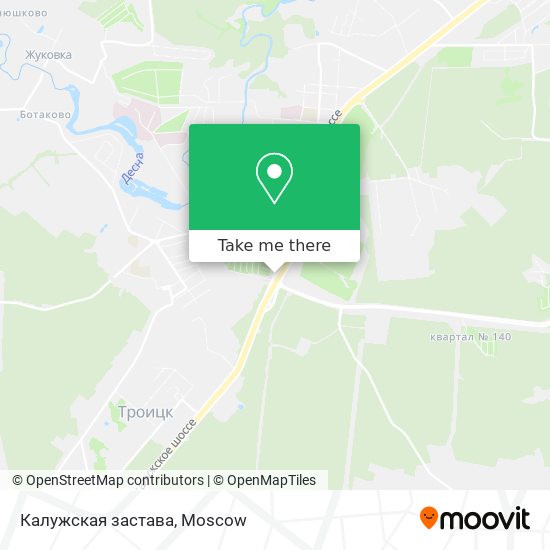 Калужская застава map