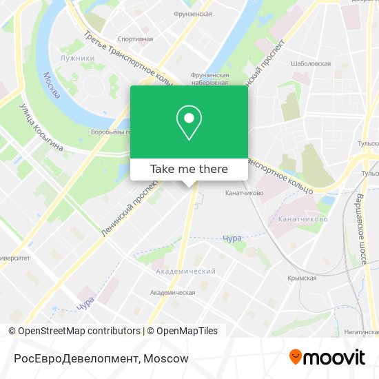 РосЕвроДевелопмент map