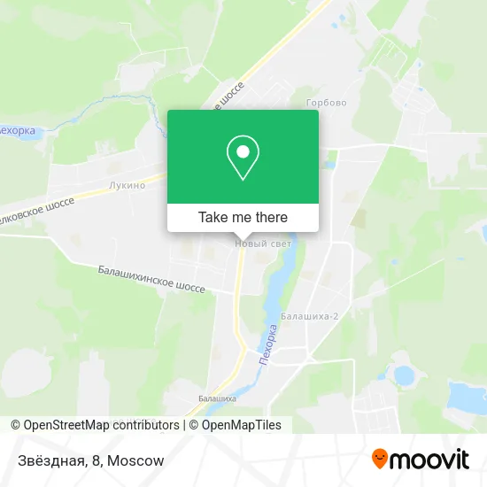 Звёздная, 8 map