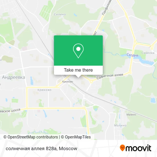 солнечная аллея 828а map
