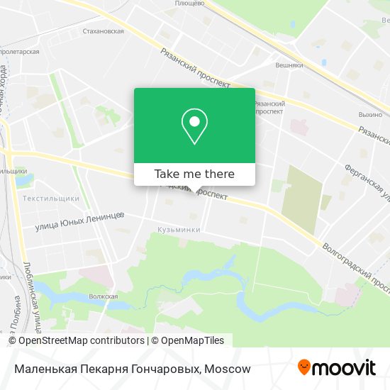 Маленькая Пекарня Гончаровых map