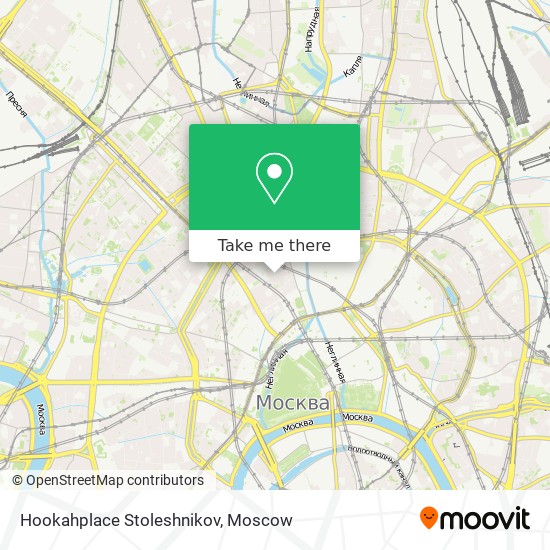 Hookahplace Stoleshnikov map