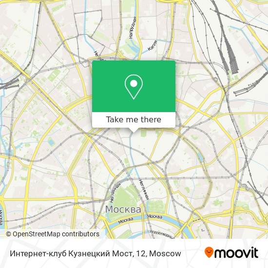 Интернет-клуб Кузнецкий Мост, 12 map