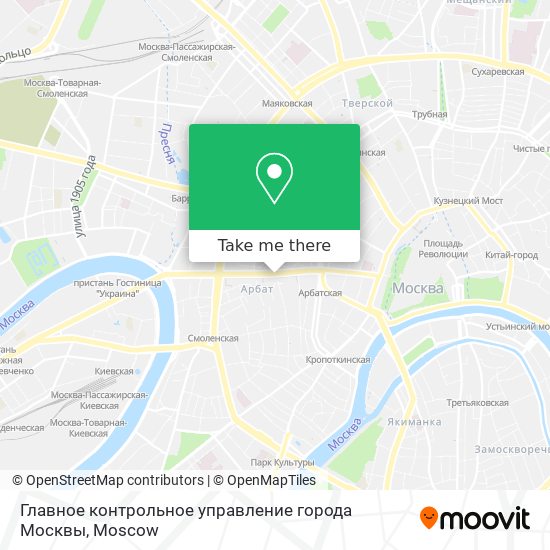 Главное контрольное управление города Москвы map