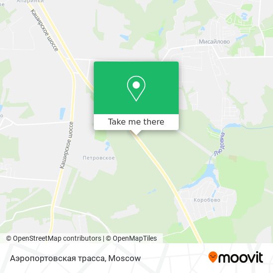 Аэропортовская трасса map