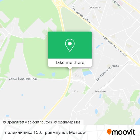 Травмпункт москва карта