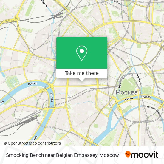 Smocking Bench near Belgian Embassey map