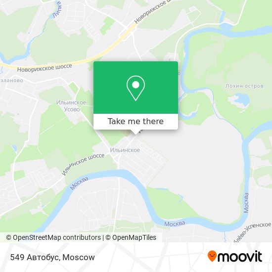 549 Автобус map