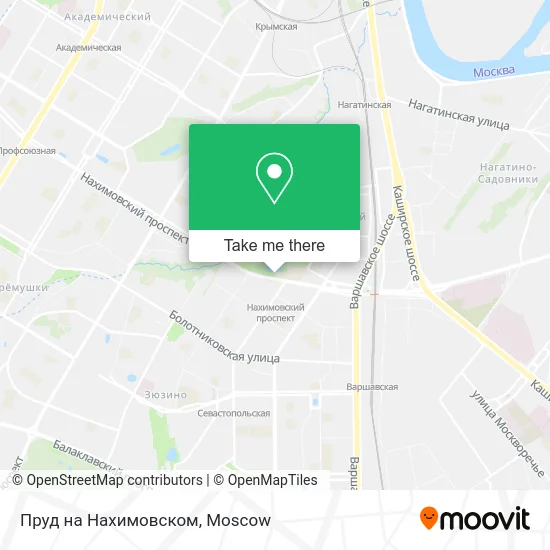 Пруд на Нахимовском map
