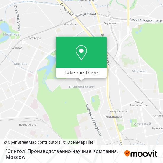 "Синтол" Производственно-научная Компания map