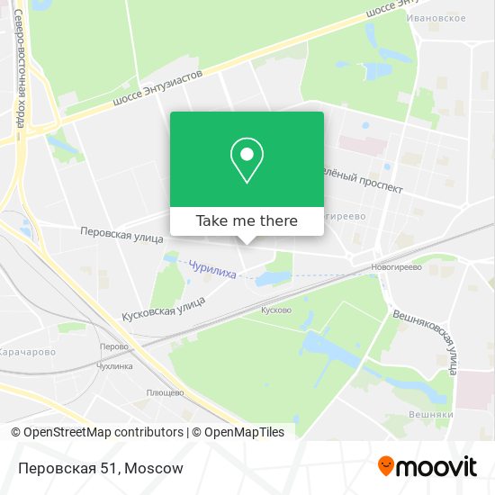 Перовская 51 map